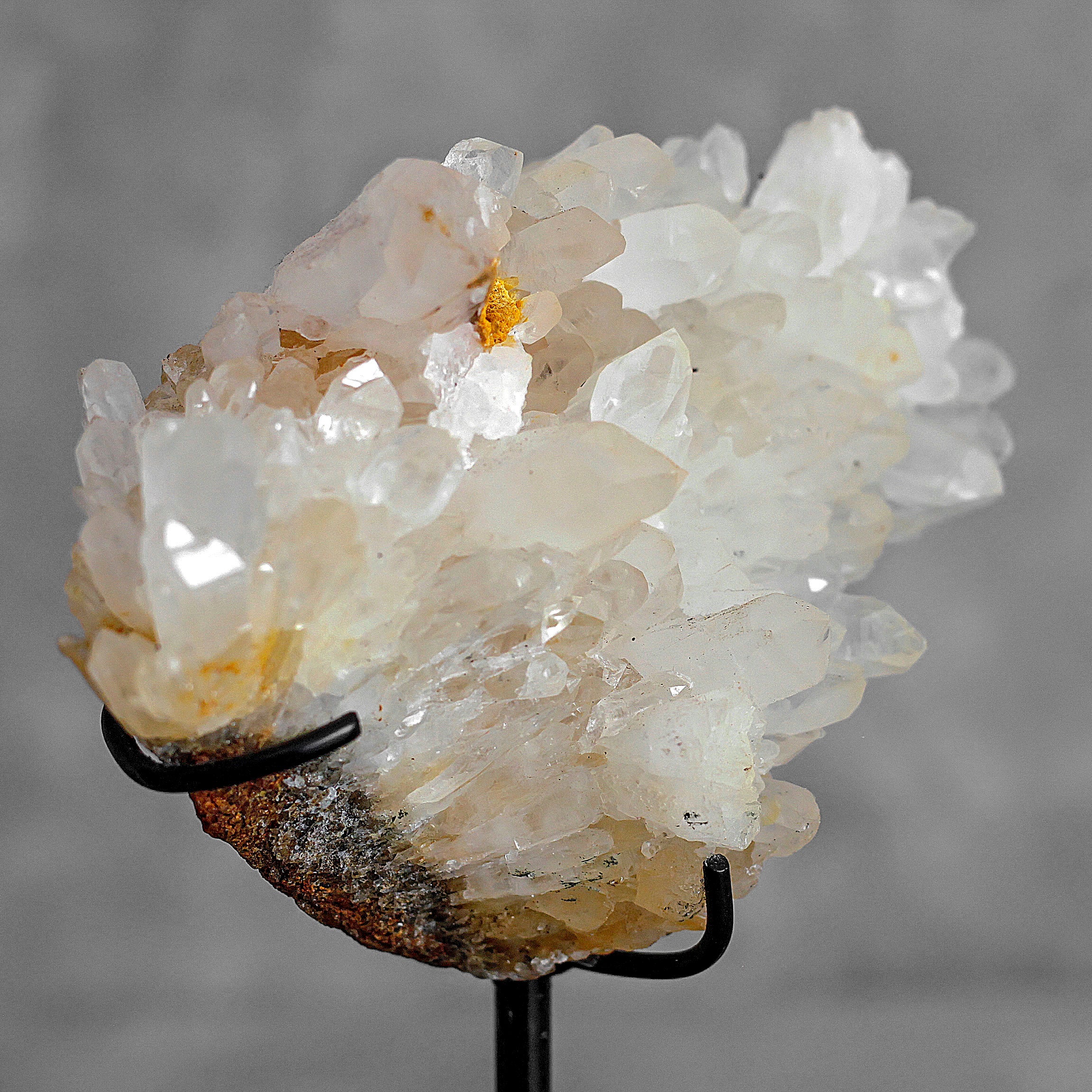 Beautiful Quartz Crystal cluster on a custom stand CC/282