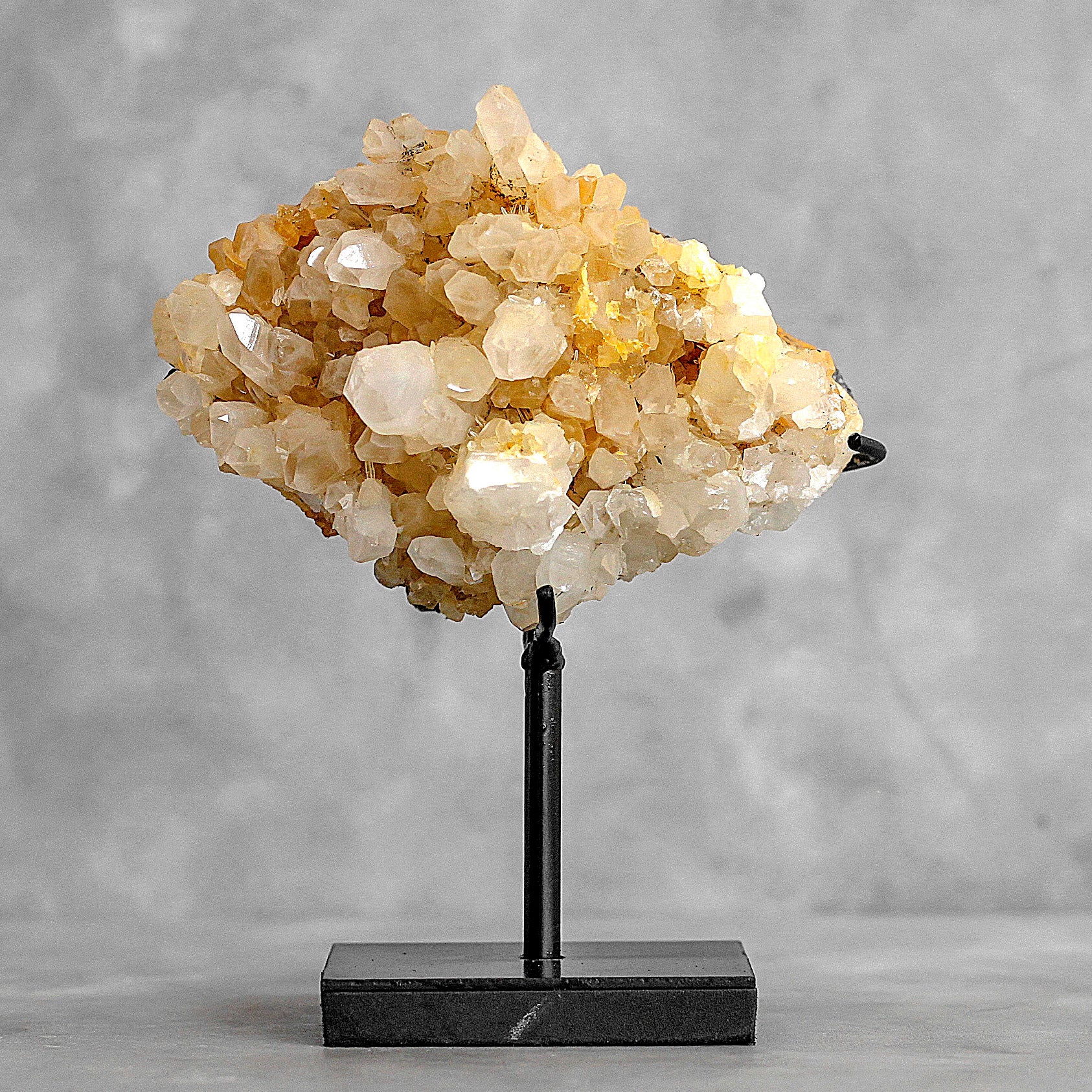 Beautiful Quartz Crystal cluster on a custom stand CC/285