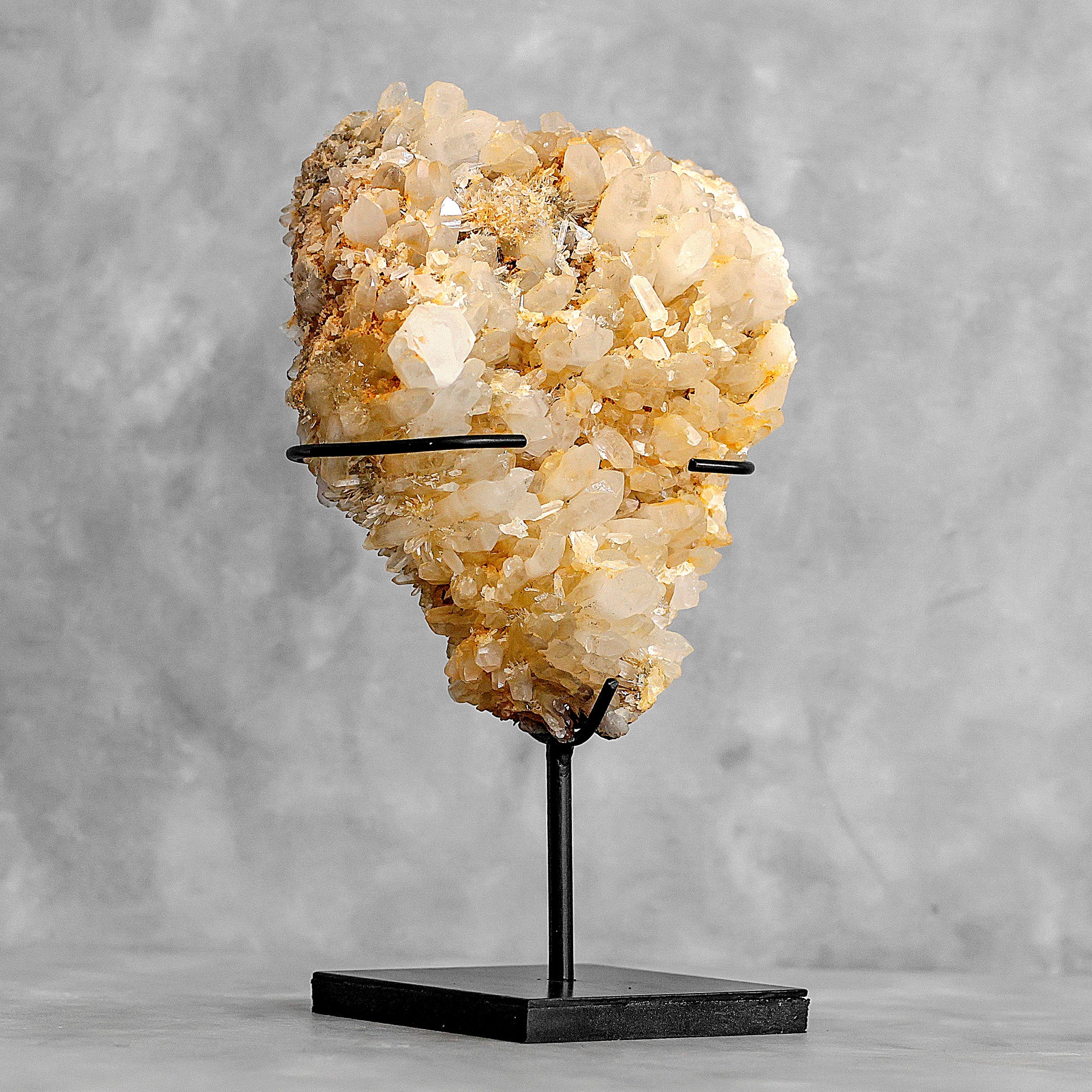 Beautiful Quartz Crystal cluster on a custom stand CC/269