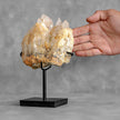 Beautiful Quartz Crystal cluster on a custom stand CC/260