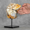 Beautiful Quartz Crystal cluster on a custom stand CC/270