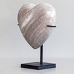 Wonderful Petrified Wood Heart-Shaped on a Custom Stand PWH/106