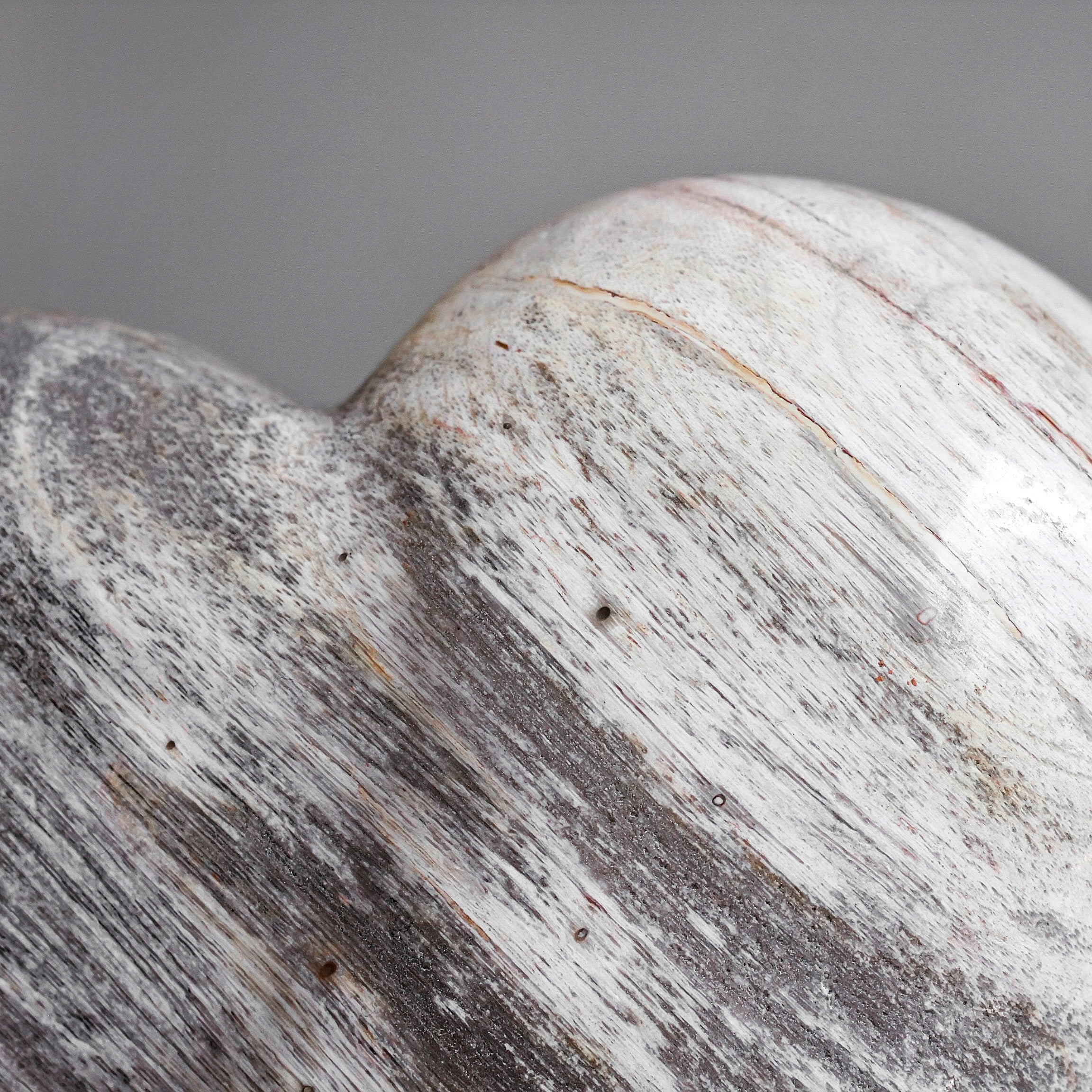 Wonderful Petrified Wood Heart-Shaped on a Custom Stand PWH/113