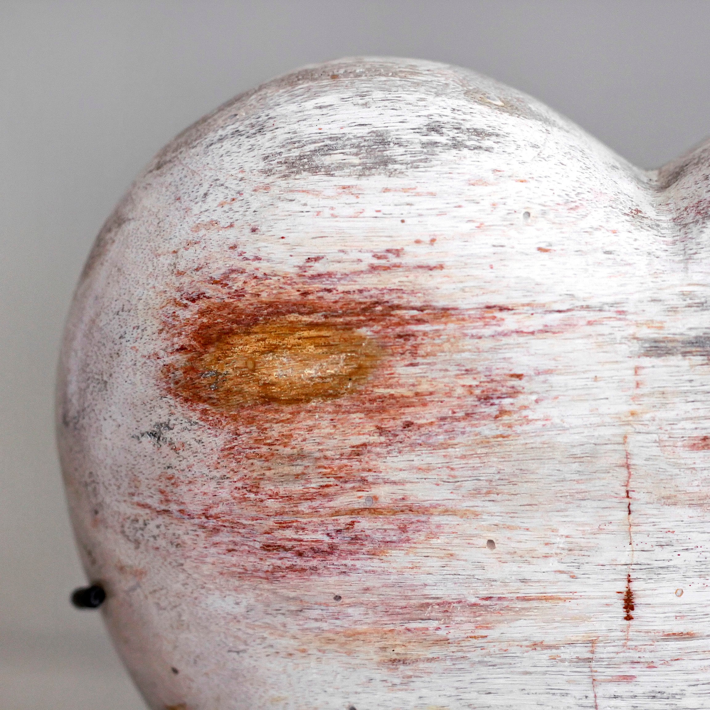 Wonderful Petrified Wood Heart-Shaped on a Custom Stand PWH/114