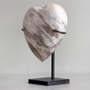 Wonderful Petrified Wood Heart-Shaped on a Custom Stand PWH/116