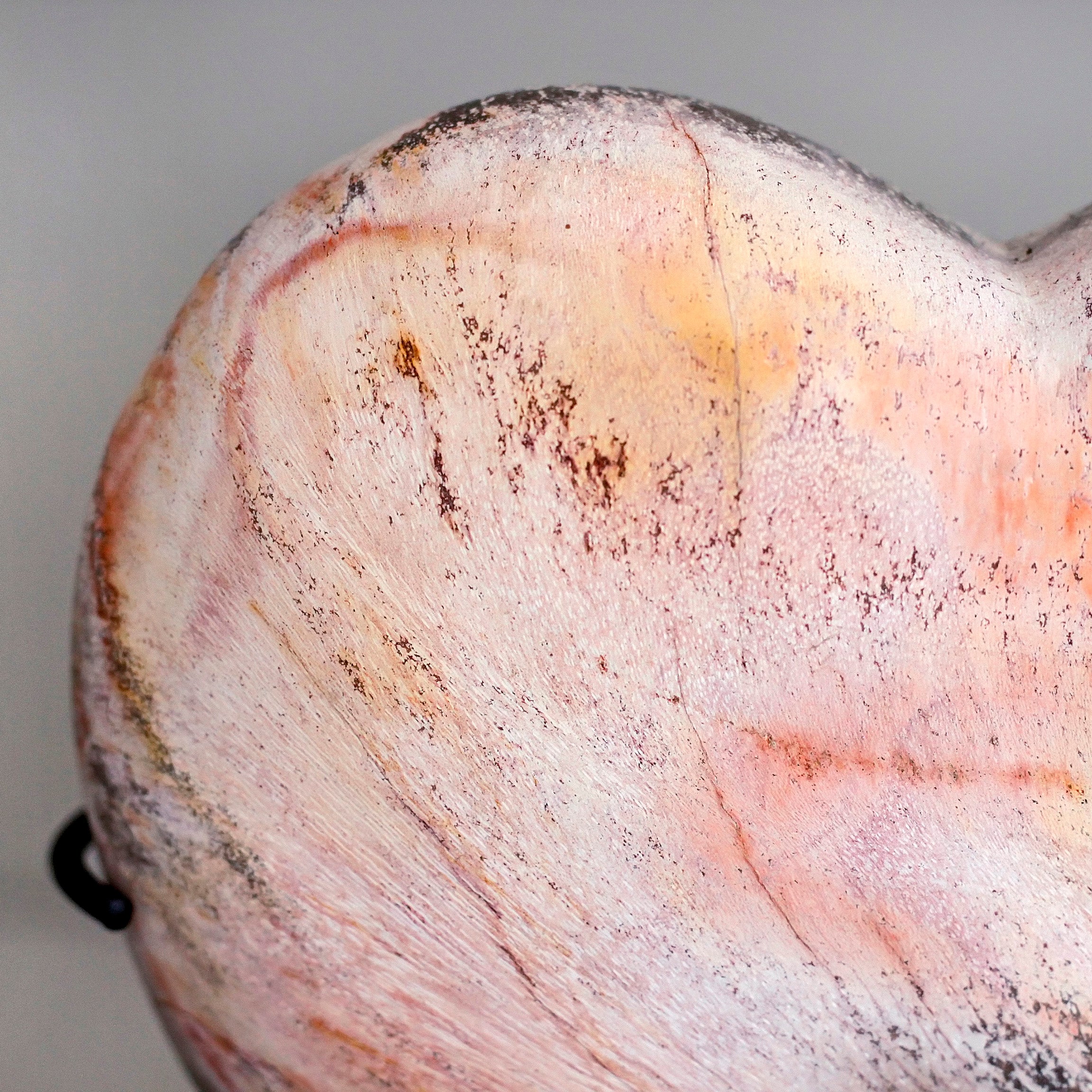 Wonderful Petrified Wood Heart-Shaped on a Custom Stand PWH/115