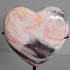 Wonderful Petrified Wood Heart-Shaped on a Custom Stand PWH/115