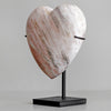 Wonderful Petrified Wood Heart-Shaped on a Custom Stand PWH/122