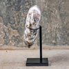 Wonderful Zebra Crystal Heart-Shaped on a custom stand CH/003