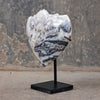 Wonderful Zebra Crystal Heart-Shaped on a custom stand CH/009