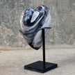 Wonderful Petrified Wood Heart-Shaped on a Custom Stand PWH/016