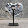 Stunning White Crystal Heart  CH/087