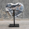 Stunning White Crystal Heart  CH/087