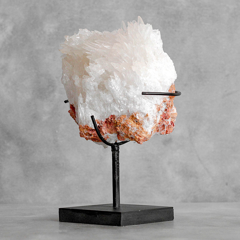 Beautiful Quartz Crystal cluster on a custom stand CC/389
