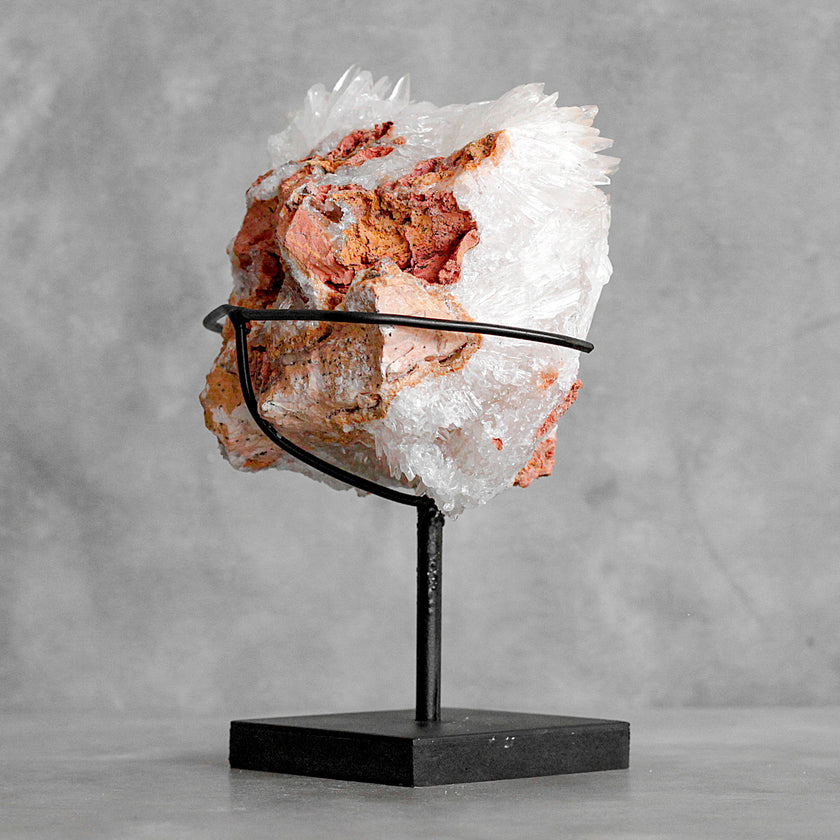 Beautiful Quartz Crystal cluster on a custom stand CC/389