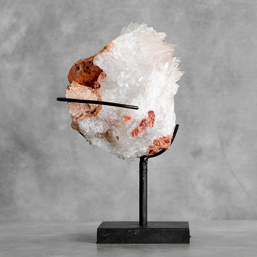 Beautiful Quartz Crystal cluster on a custom stand CC/389