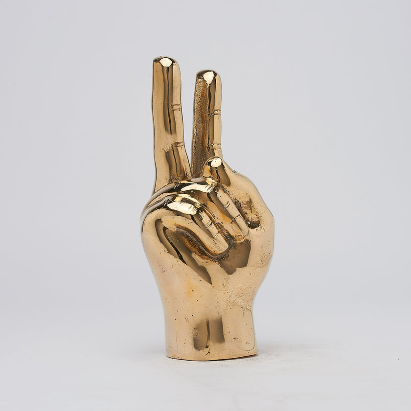 Hand Peace Polished