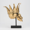 Human Skull Bronze Royal Joker King Large