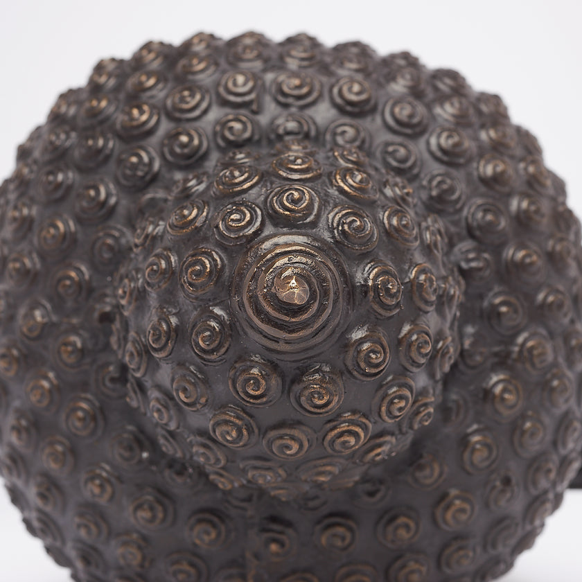 Buddha Head Brown Bronze Myanmar