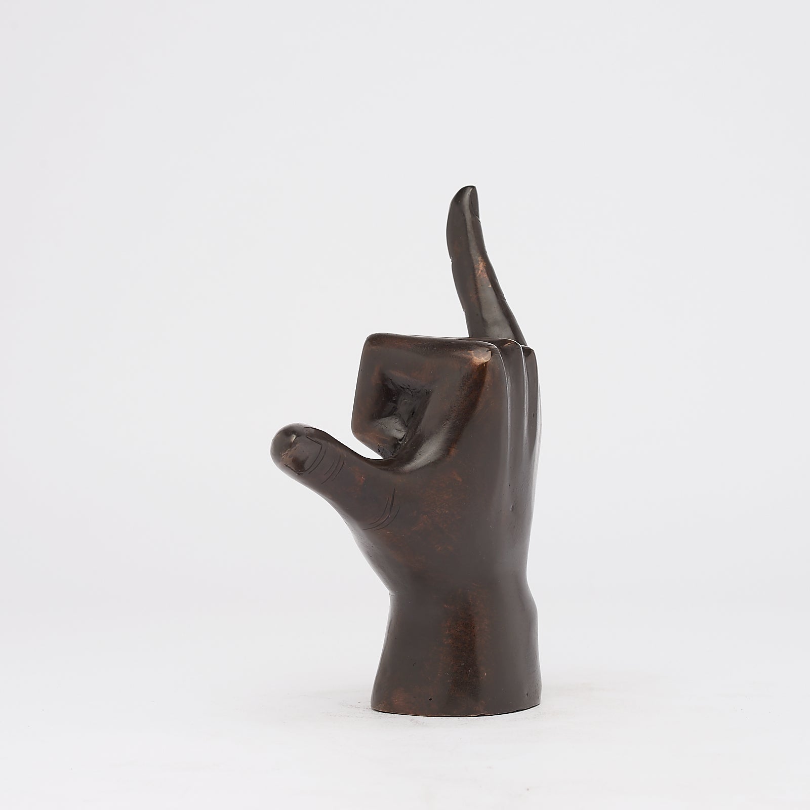 Hand Shaka / Hang Loose Brown Brass